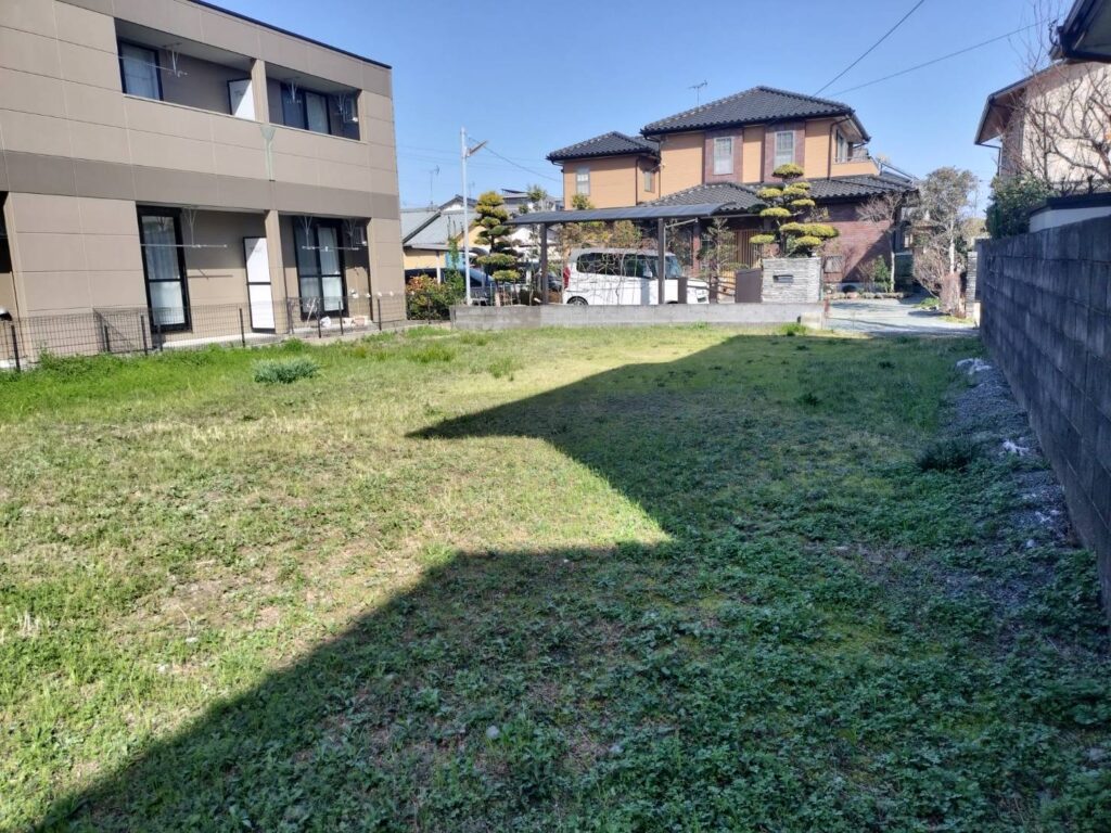 藤枝市高柳の売地の写真です